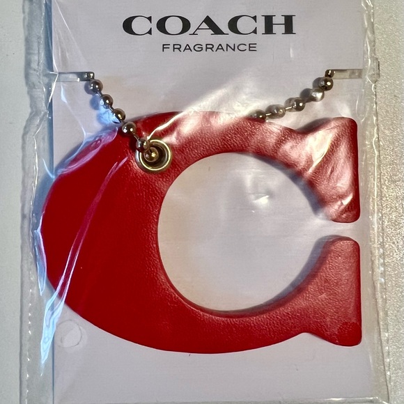 Coach Red Keychain - Picture 2 of 3